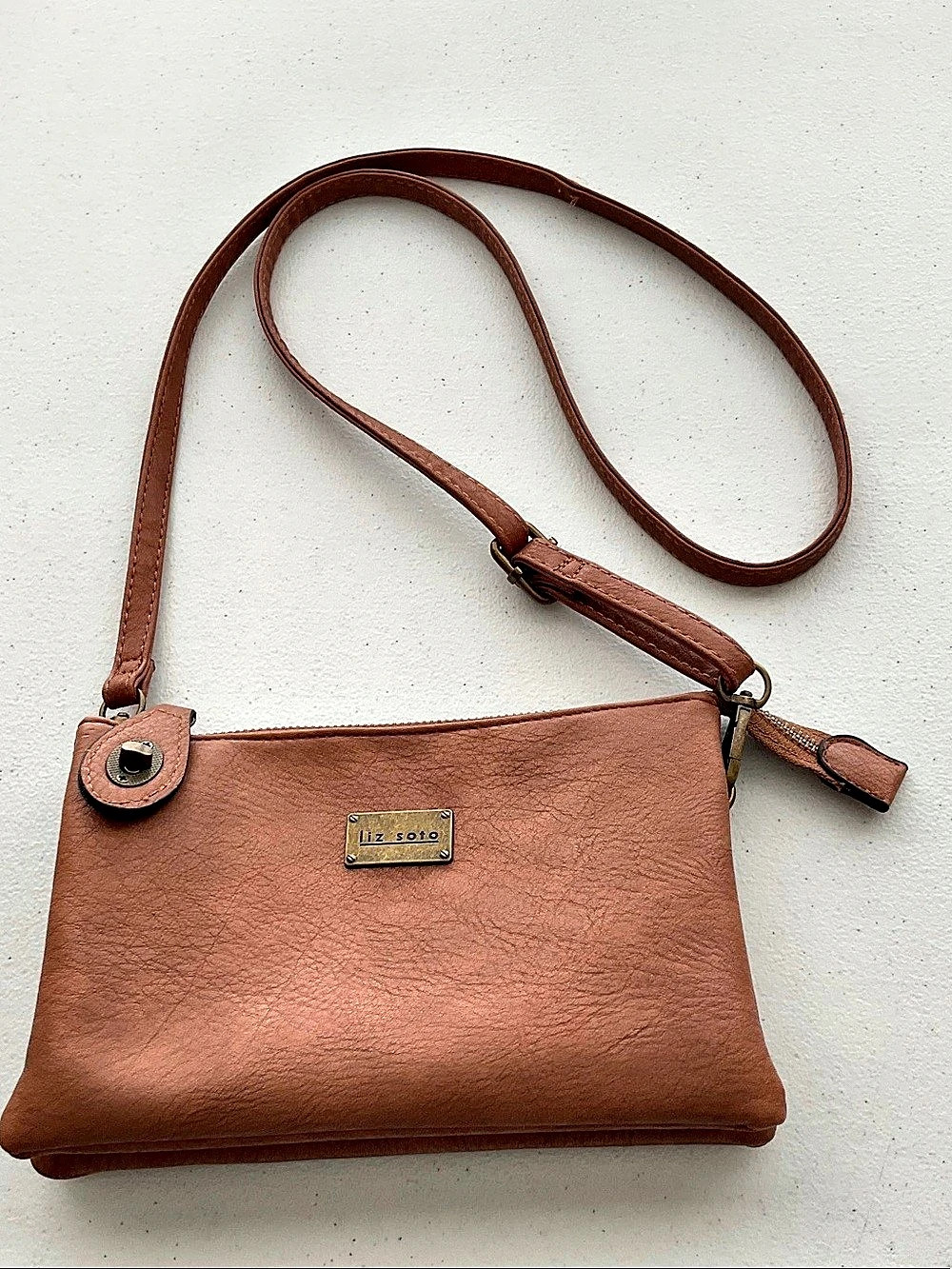 Liz Soto Crossbody Mini Bag in Brown